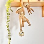 作品🌿4月21日（日）20時30分〜販売開始🌿カイボイスンモンキー　お花の麦わら帽子