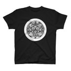 作品太陽の石Tシャツ【黒】