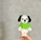 作品白黒わんこ ぬいぐるみ 犬 