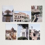 作品ヨーロッパ イタリア（ローマ）ポストカード 6枚セット