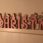 作品受注制作★クリスマス☆木製アルファベット文字☆MERRY CHRISTMAS