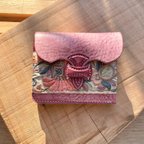 作品Wallet dressed with Indian embroidered ribbon "Espada Corte"