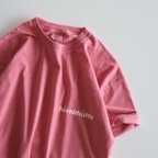 作品【NEW】ヴィンテージライク半袖Tシャツ / hornlihutte / コーラルピンク