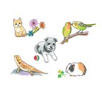 作品【残り15名様】動物プチ似顔絵、イラスト