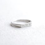 作品『Horse』Baguette Signet RING / SV925 ≪送料無料≫