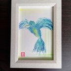 作品【送料無料】青い鳥（原画）