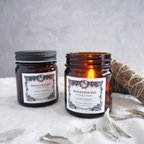 作品Sacred Incense｜パロサントと聖なるハーブのソイキャンドル Unscented Candle