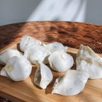 作品ビーガン水餃子（椎茸）（10入り）職人手作り/ 素食水餃（香菇）/ Vegan Dumplings（Mushroom）