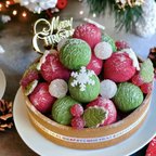 作品Tartelettes de Noël à la petite boule《クリスマスの小さなアイスボールタルト》