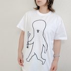 作品Tシャツ『ネギを持って来た宇宙人』