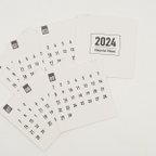 作品Sale送料無料 / 2024シンプルミニカレンダー