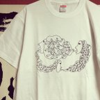 作品オリジナルデザインTシャツ　顔