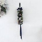 作品［125］ユーカリと木の実のミルフィーユ  スワッグ　ドライフラワー　クリスマス　誕生日プレゼント　引っ越し祝い　ギフト