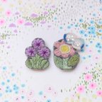 作品選べる✿刺繍のお花アクセサリー　Ｂセット