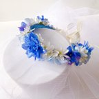 作品Baby・Kids Flower Crown-Royal Blue 花冠-