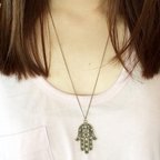 作品hamsa necklace 