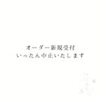 作品オーダー新規受付、いったん休止いたします