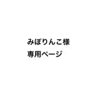 作品みぽりんこ様専用