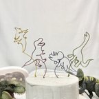 作品ガオガオ！うわー！恐竜ケーキトッパーだぁ！🦖✨