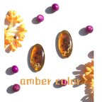 作品amber colorのイヤリングorピアス