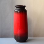 作品難あり 西ドイツ製 ヴィンテージ Scheurich窯 陶器の花瓶 Fat Lava 花器 一輪挿し ミッドセンチュリー期 フラワーベース アンティーク_ig3886