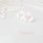 作品春色🌸耳元に咲く刺繍Flower𓆸⋆*Purity*ﾟSakura