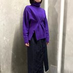 作品Redesign Front Tuck Knit Top [ 一点物 ]