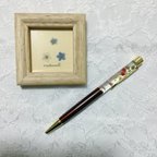 作品【セール】シンプル🌸ハーバリウムボールペン