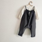 作品【kids】キャミソール サロペット　子ども服　オーバーオール　キャミサロペ