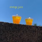 作品オレンジジュース　ネックレス