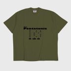 作品RINTENSTAR  BIG Tシャツ Am Pentatonic ギター　オーバーサイズ 音楽 Guitar