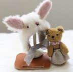 作品Sold＊K様専用＊Rabbit🐇被り物＊&＊ちいさなBear🧸＊set