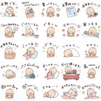 作品似顔絵LINEスタンプオーダー24個