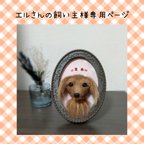 作品オーダーメイド 羊毛フェルト 犬  〜エルさん〜