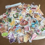 作品カフェ♡フレークシール