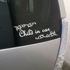 作品全色１６色 チャイルドインカーステッカーChild in car sticker (scic06)