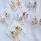 作品小花×glass ball ピアス/イヤリング 