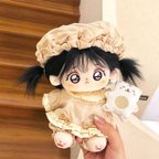 作品20cm 着せ替えぬいぐるみ 無属性 着せ替え人形 女の子 綿人形 コットンドール 小竹 cotton doll