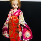 作品リカちゃん服   帯2種類セット  花魁着物