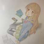 作品読書✳︎B5手描きイラスト✳︎