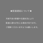 作品天候不良や交通状況による配達遅延について