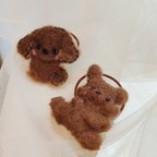 作品【新作】くまさんヘアゴム🧸（茶）　羊毛フェルト　キッズアクセサリー