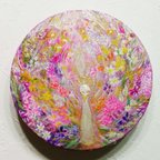 作品風水開運絵画＊光花華羽鳳凰　陰陽　金運財運　成長　愛情　権力仕事　スピリチュアル