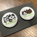 作品【保護猫&地域猫チャリティーグッズ】ねこちゃんの缶バッジ