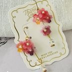 作品Sakurairo ふんわり桜　ピアス