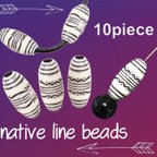 作品native line beads10個