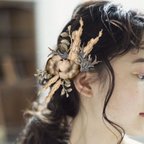 作品ウェディングヘアパーツ