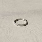 作品【Simple #1 silver】・silver950・ring（受注生産：1号～29号）