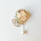 作品 ★SALE★【1点限り】花風船《クリーミーピンク×シルバー》