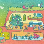作品クリスマスカード「竜の巣穴の物語」